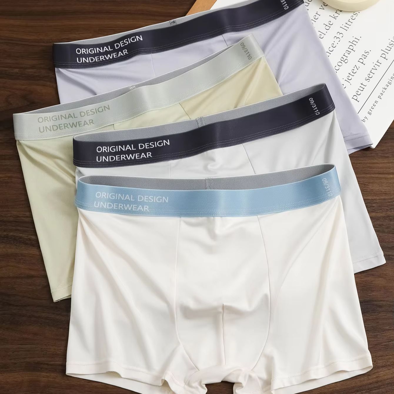 Multi Pack Underwear - 4-pack herenondergoed in nieuwe stijl, zacht,
