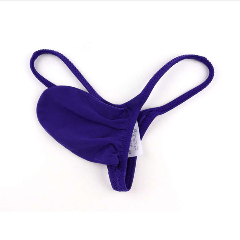 Trunk Breathable Men - Ademende elastische heren T-back thong, olifantenstaart-contourzakje,