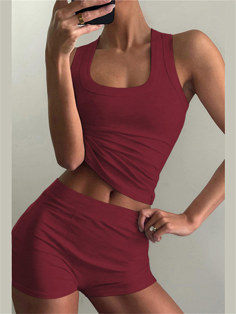 Nibber geribbelde casual 2-del - Tank Top Ribbed recensie en prijs